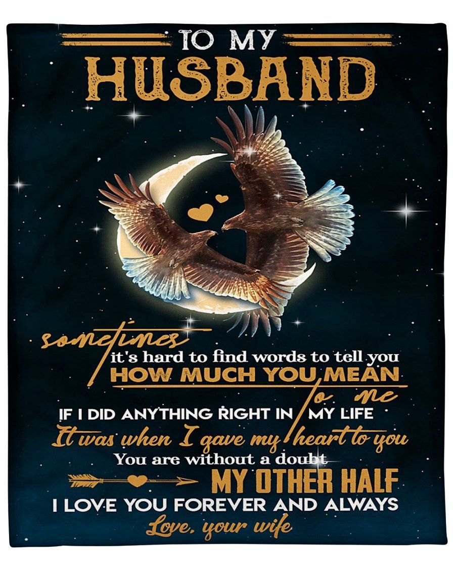 How Much You Mean To Me Fleece Blanket To Husband Fleece Blanket