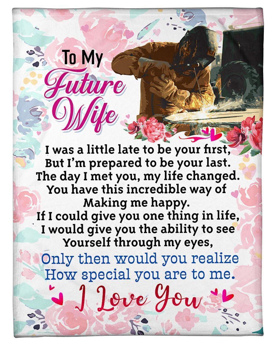 How Special You Are To Me To Welder’s Wife Fleece Blanket Fleece Blanket