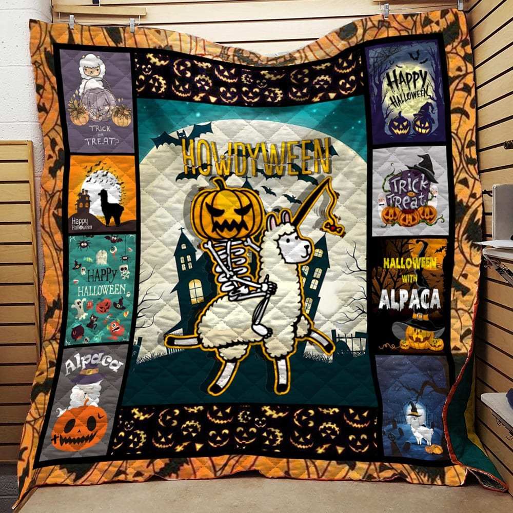 Howdyween Alpaca Quilt Blanket Dhc191248Vt