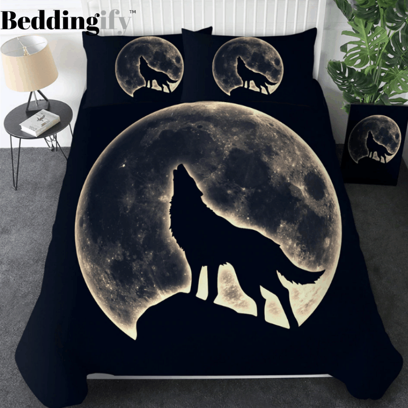 Howling Wolf Bedding Set