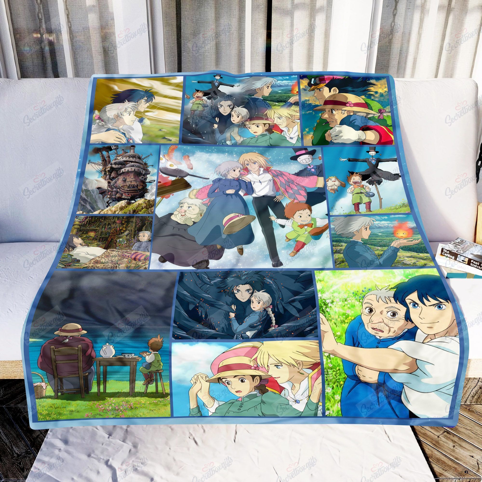 Howls Moving Castle Fleece Blanket
