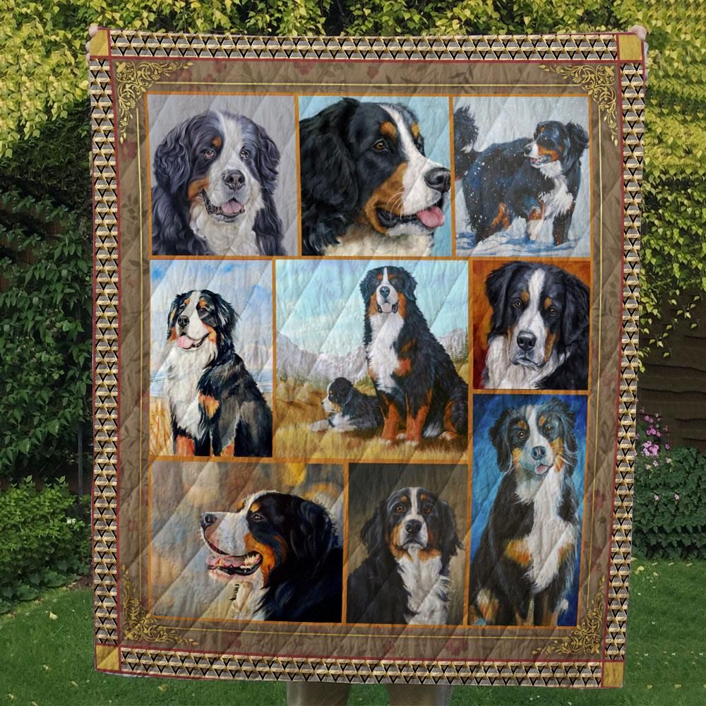 Hp Bernese Mountain Dog Loyal Quilt Blanket Dhc09122261Dd