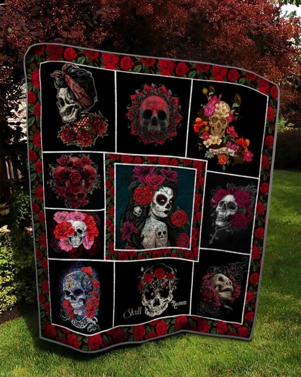 Hth0208 Sugar Skull Even If I Die It S You Quilt Chrismas Gift Dhc16122771Dd