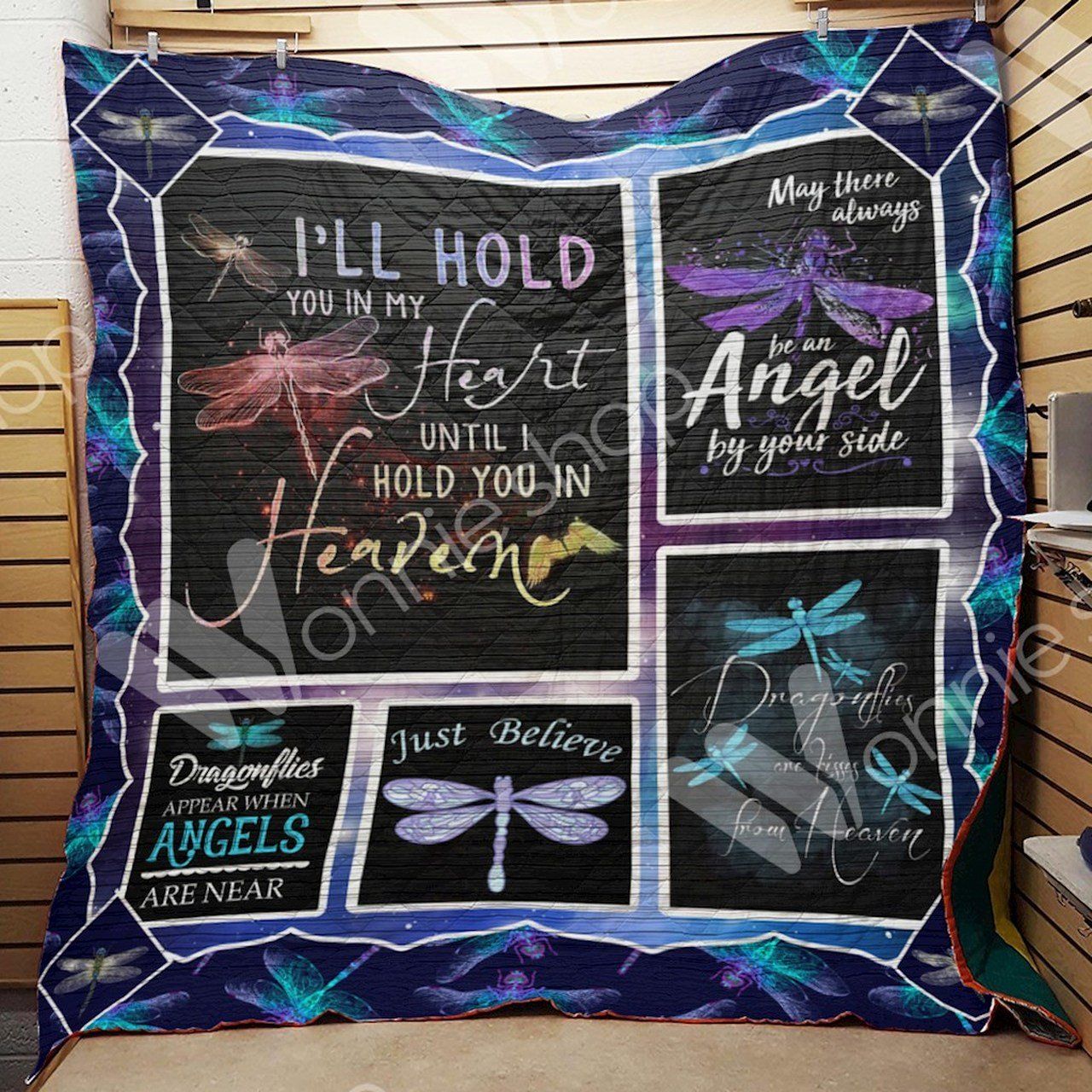 Hth1508 Dragonfly Talking To The Moon Quilt Christmas Gift Dhc16122847Dd