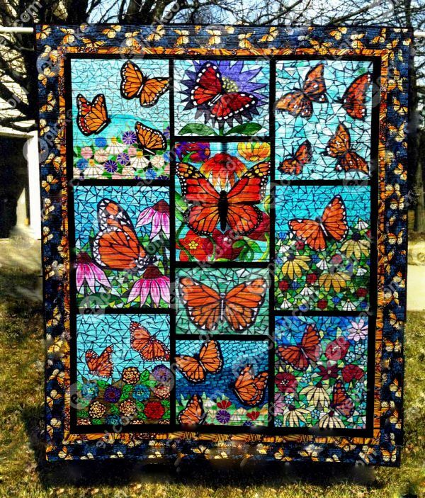 Hth1707 Butterfly Fly Me To The Moon Best Seller Quilt Christmas Gift Dhc16122650Dd