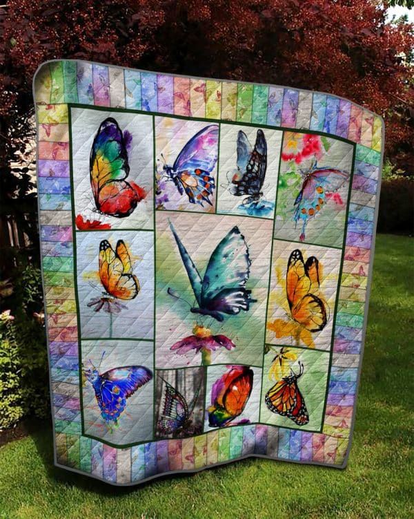 Hth1707 Butterfly I Lay My Love On You Quilt Christmas Gift Dhc16122648Dd