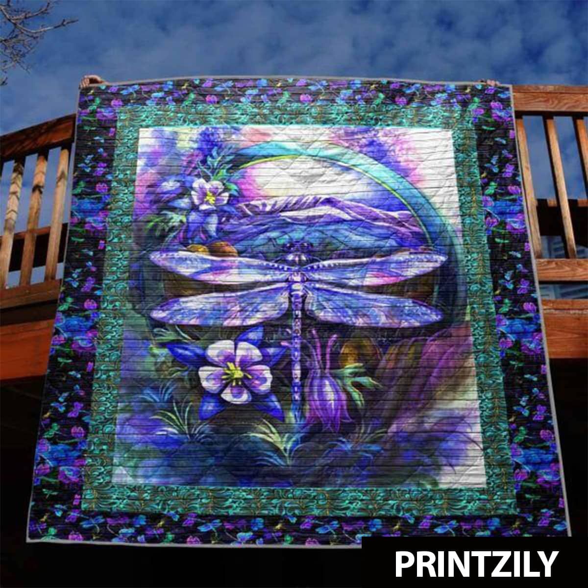 Hth2207 Dragonfly Hopefully Sky Quilt Christmas Gift Dhc16122865Dd