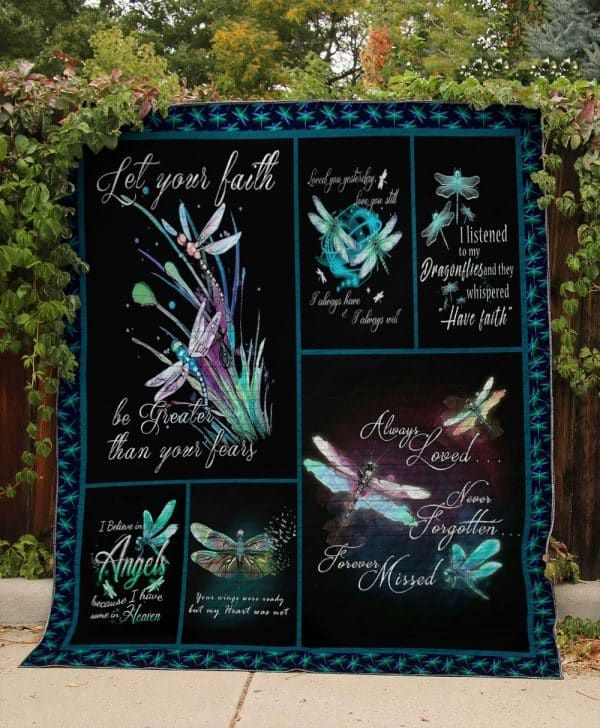 Hth2708 Dragonfly There Goes My Life Quilt Christmas Gift Dhc16122830Dd