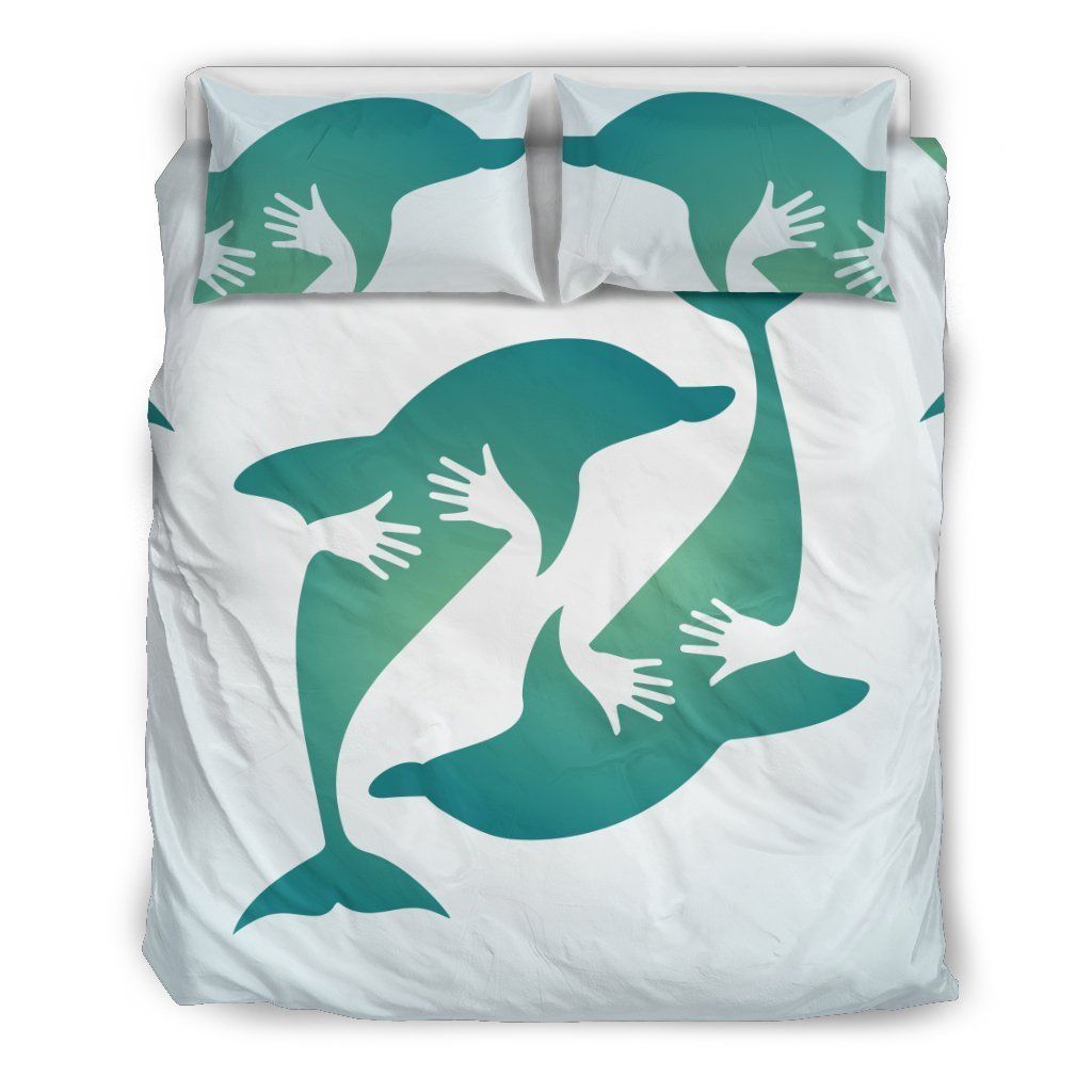 Hug Dolphin Bedding Set