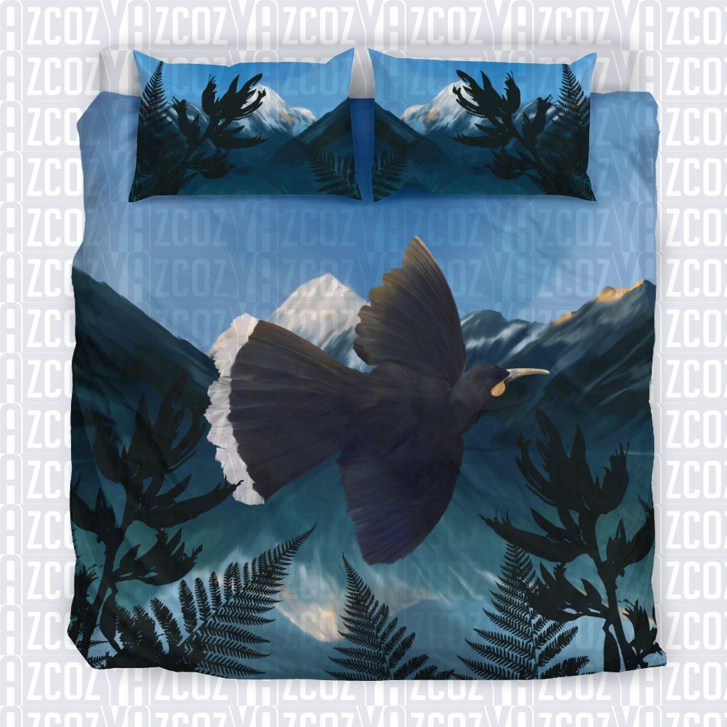 Huia Bird New Zealand Bedding Set