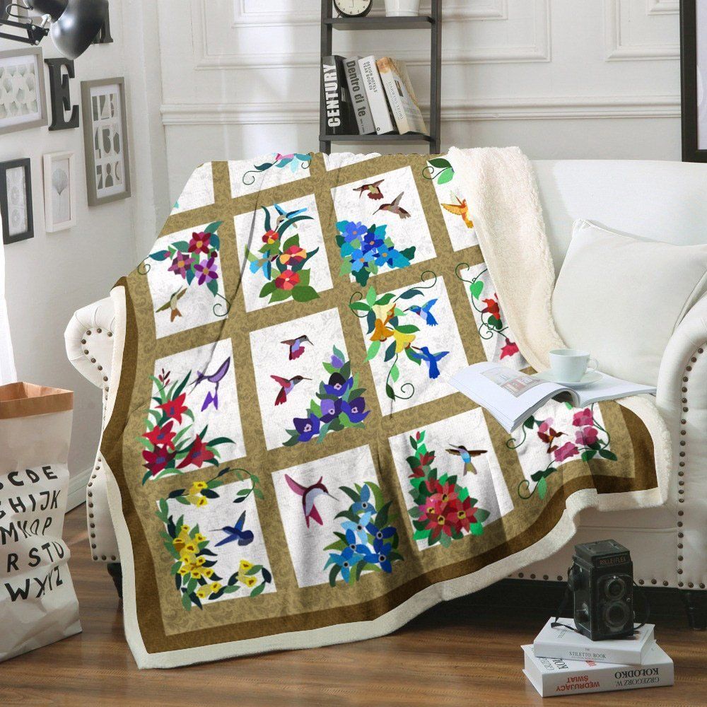 Humming Bird Sherpa Fleece