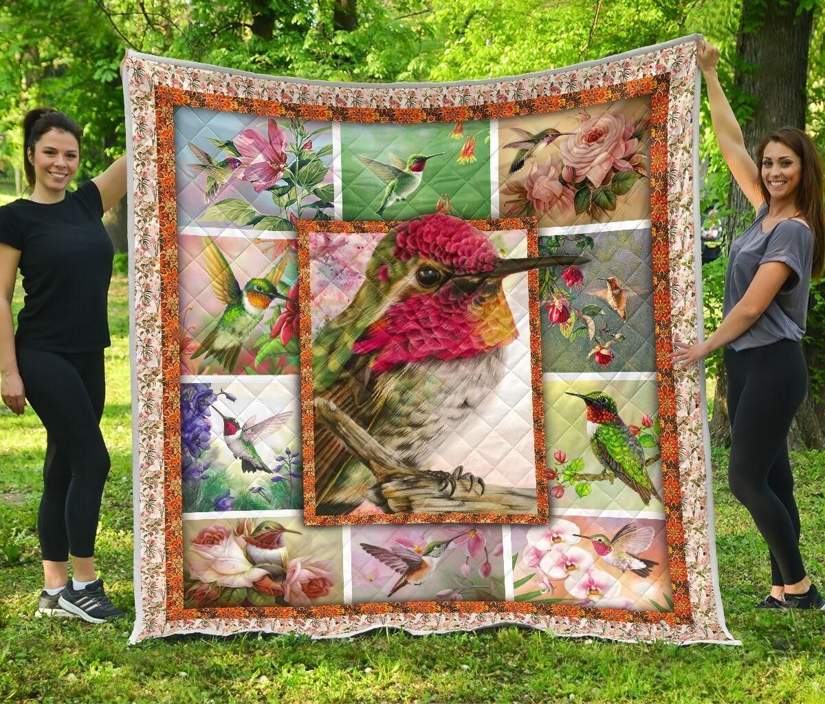Humming Bird Richest Bird On Earth Quilt Blanket DHC020120222TD