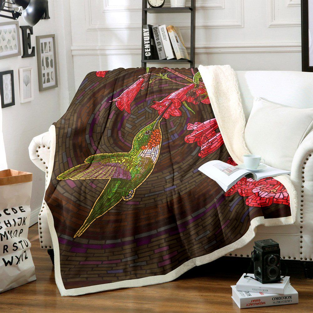 Humming Bird Sherpa Fleece