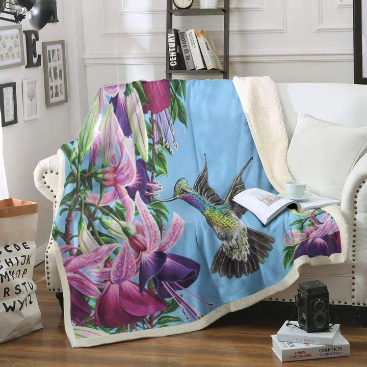 Humming Bird Sherpa Fleece