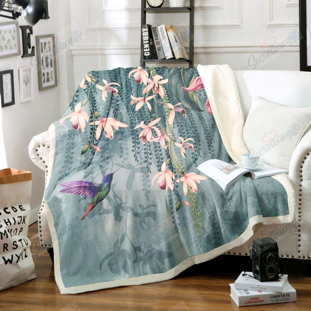 Hummingbird Fleece Blanket
