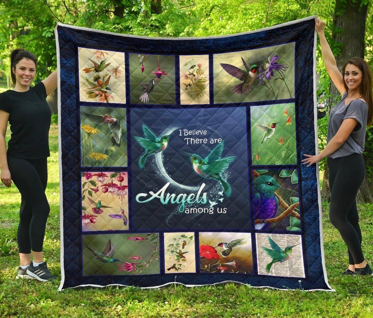 Hummingbird Angels Flying Quilt Blanket DHC3112863TD