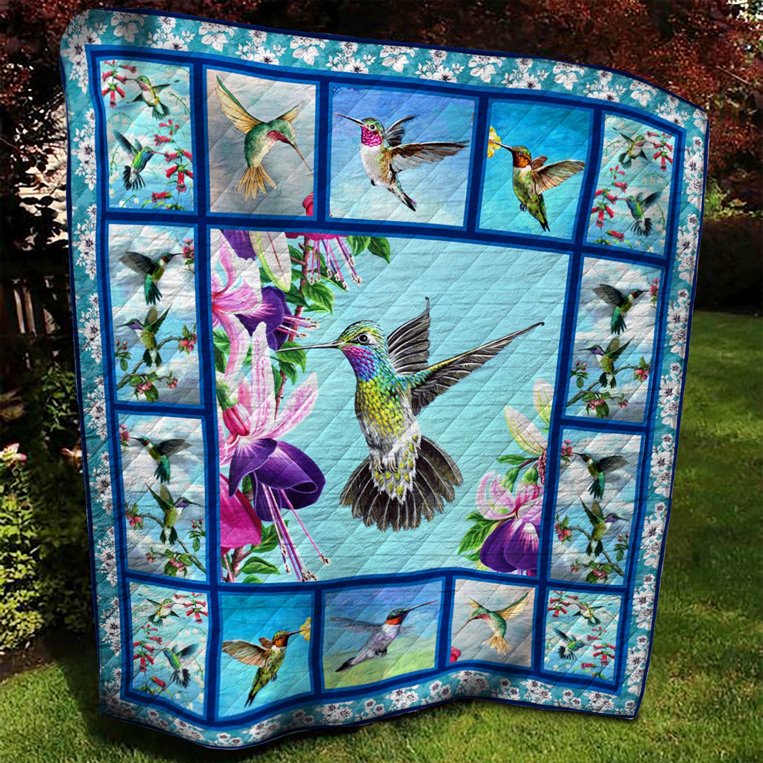 Hummingbird BBB070919 Quilt Blanket