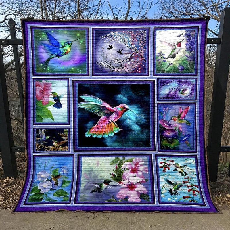 Hummingbird Beautiful Hummingbirds GS-CL-DT2906 Quilt Blanket