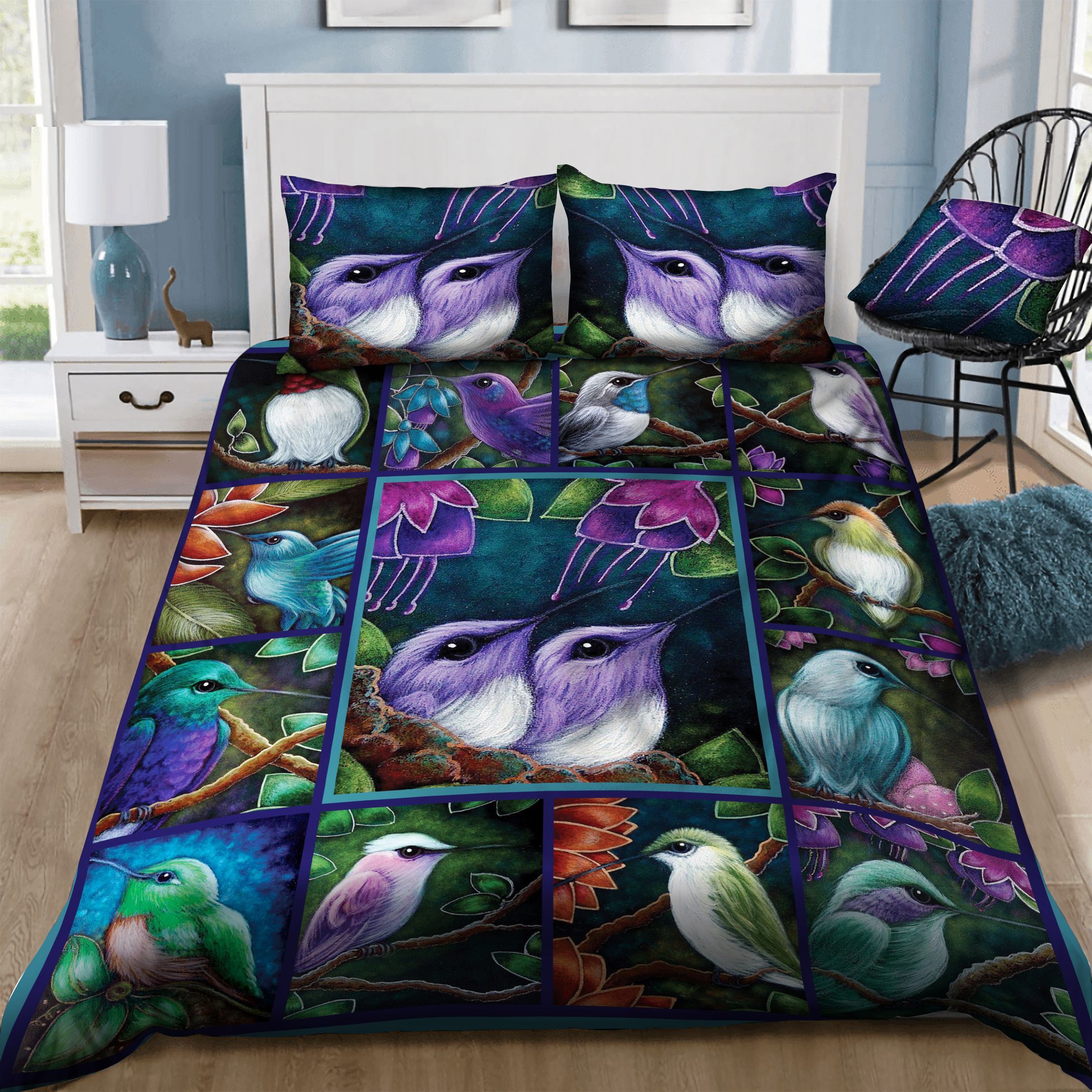 Hummingbird Bedding Set