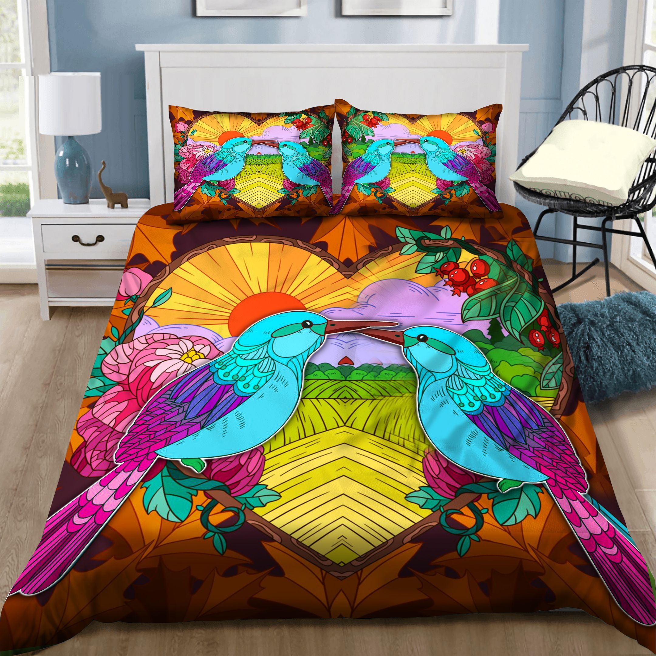 Hummingbird Bedding Set