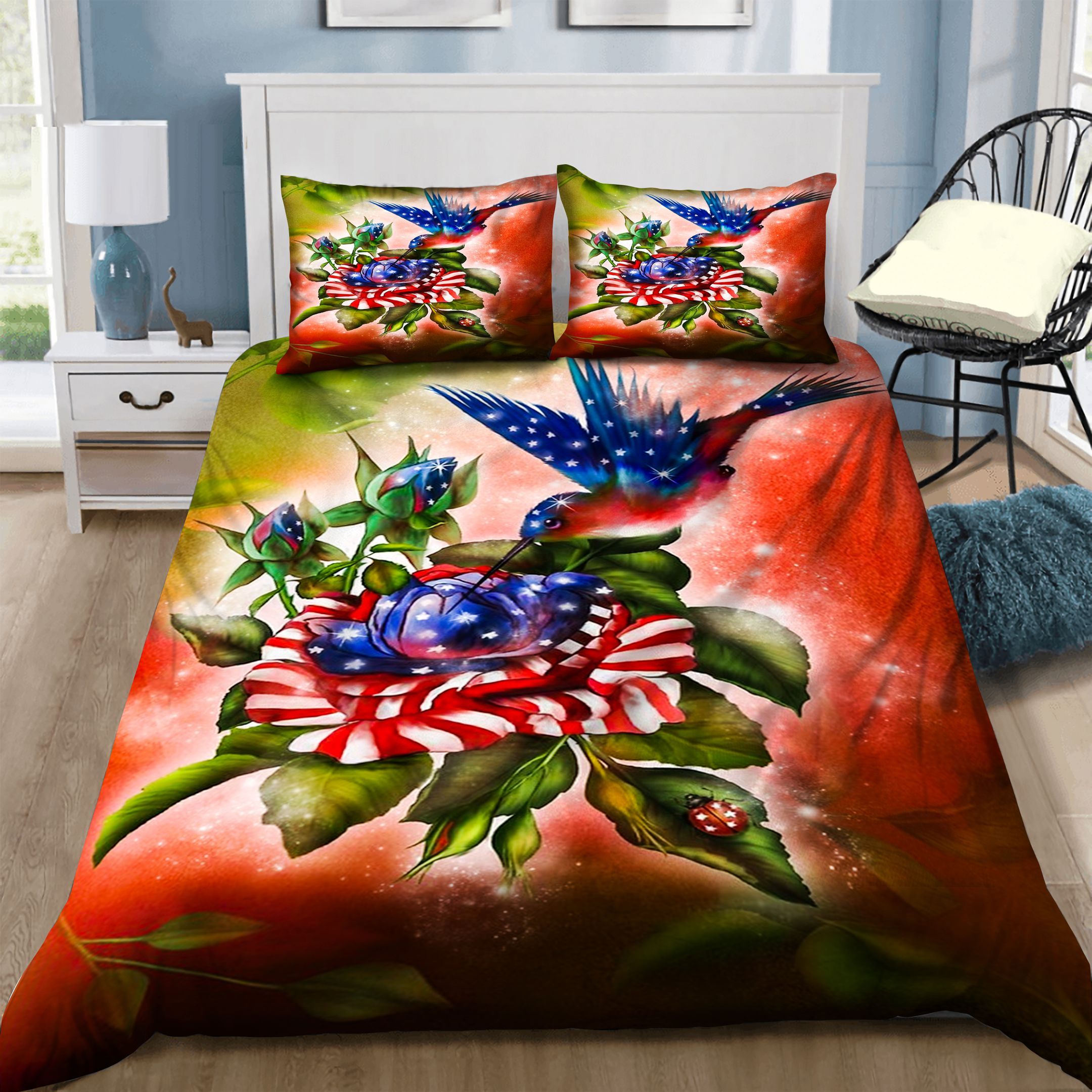 Hummingbird Bedding Set
