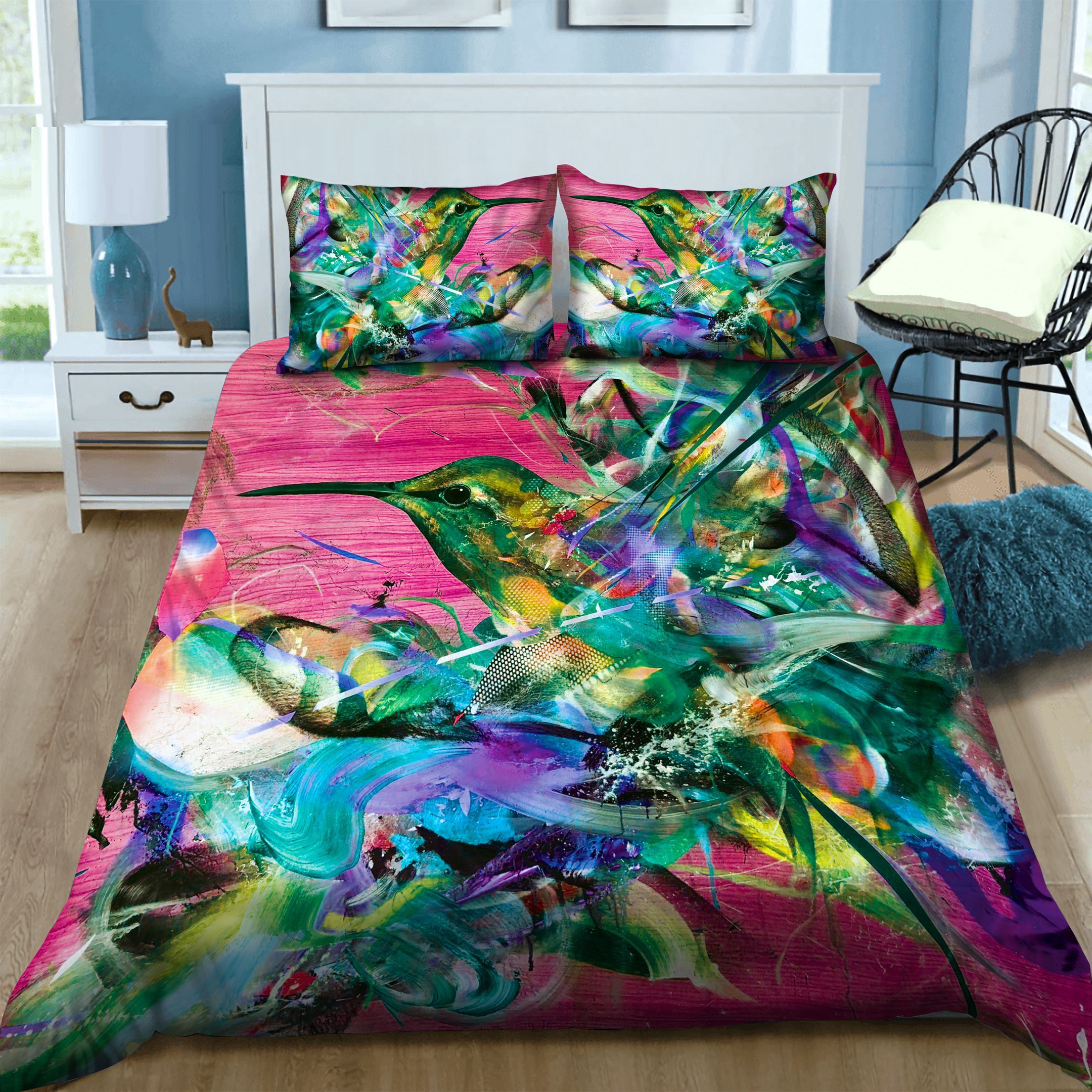 Hummingbird Bedding Set