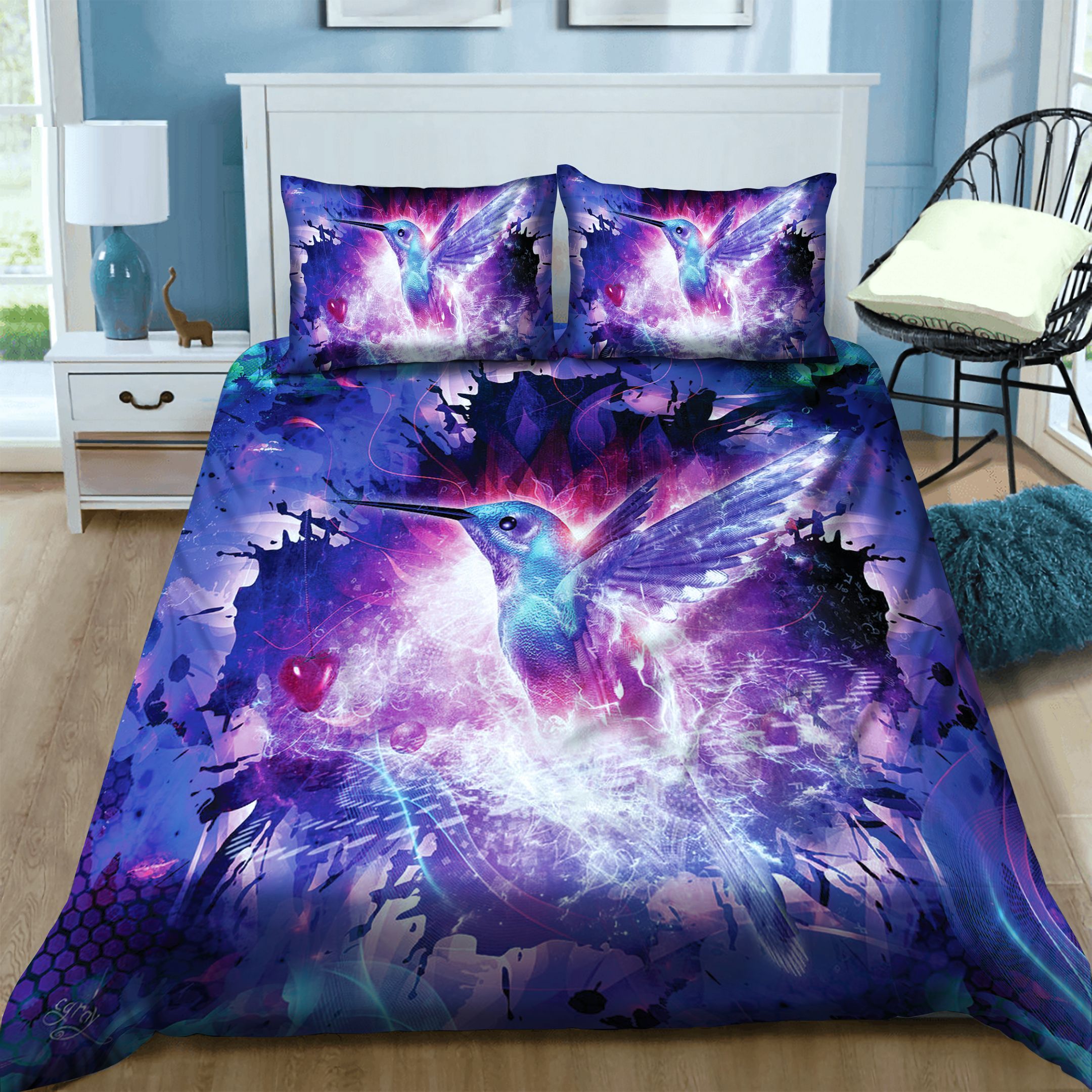 Hummingbird Bedding Set