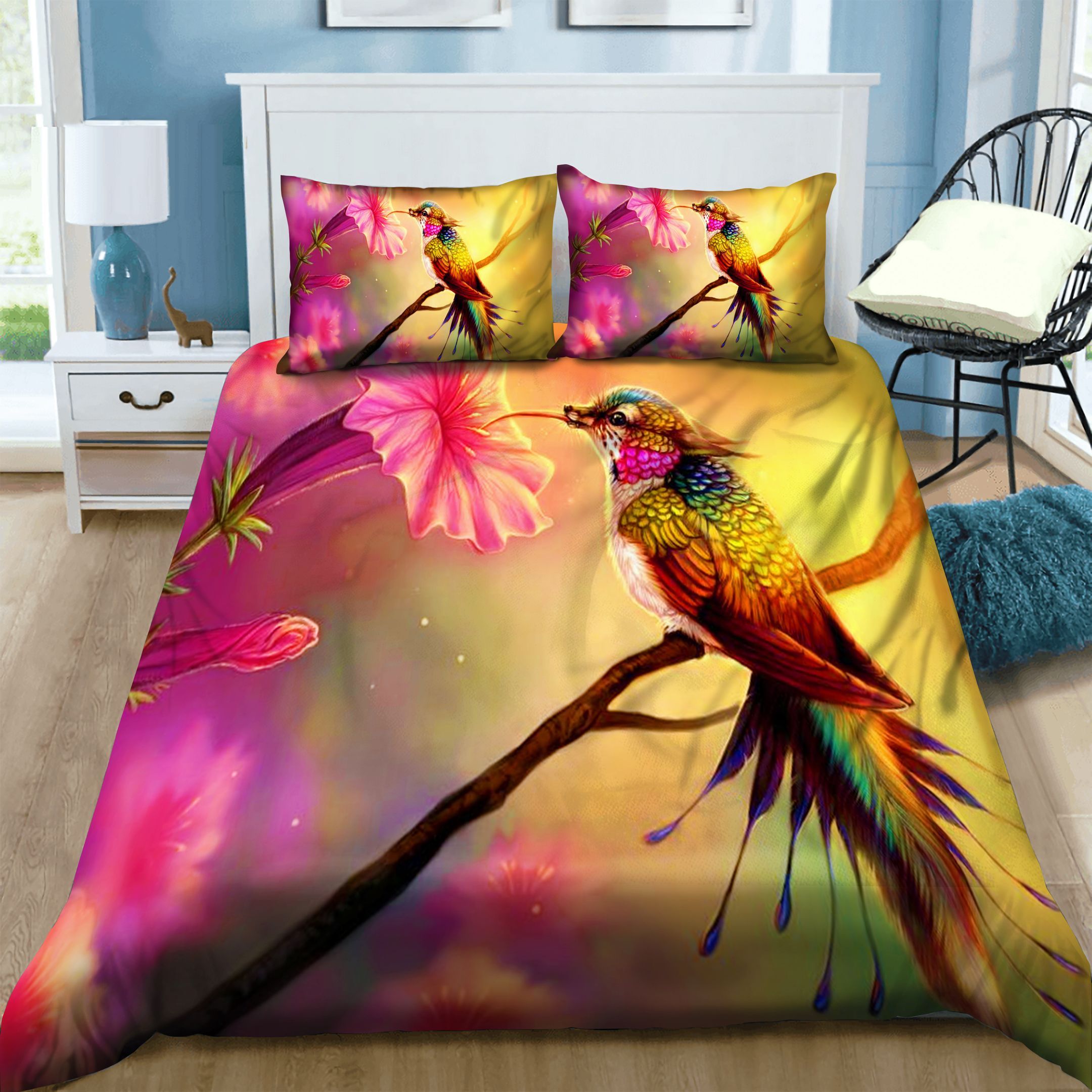 Hummingbird Bedding Set