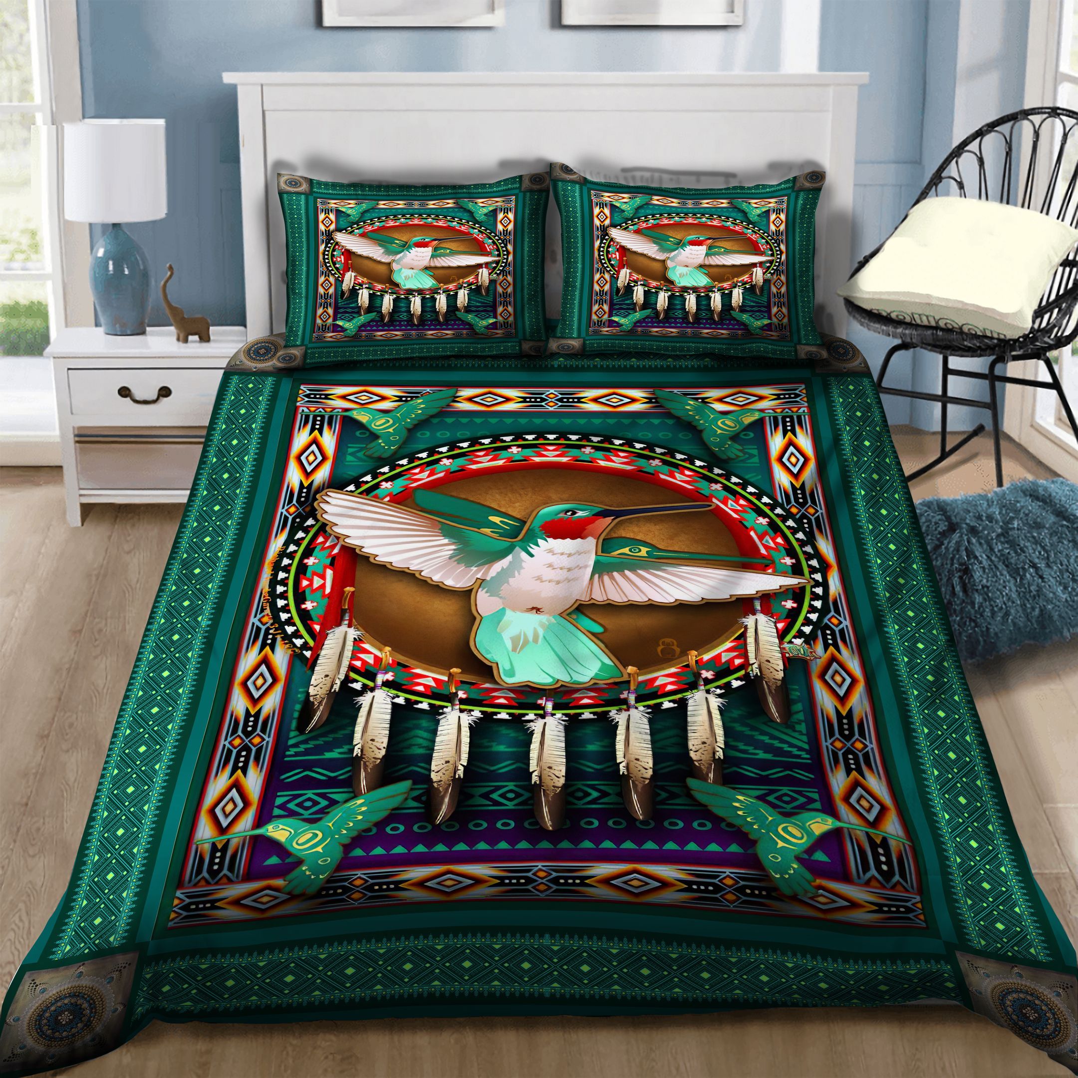 Hummingbird Bedding Set