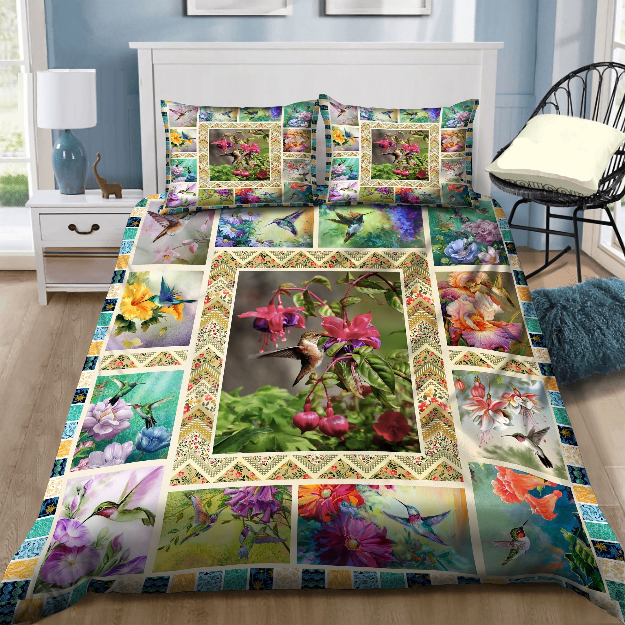 Hummingbird Bedding Set