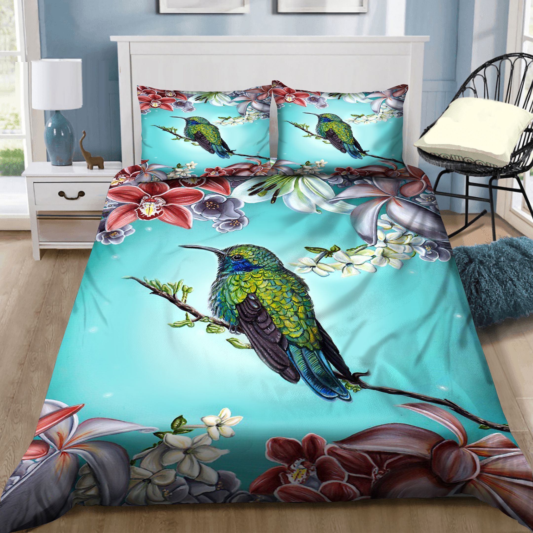Hummingbird Bedding Set
