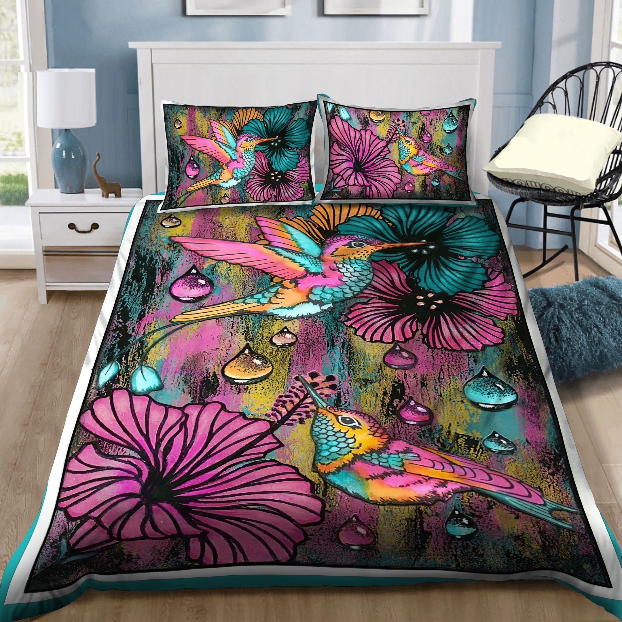 Hummingbird Bedding Set