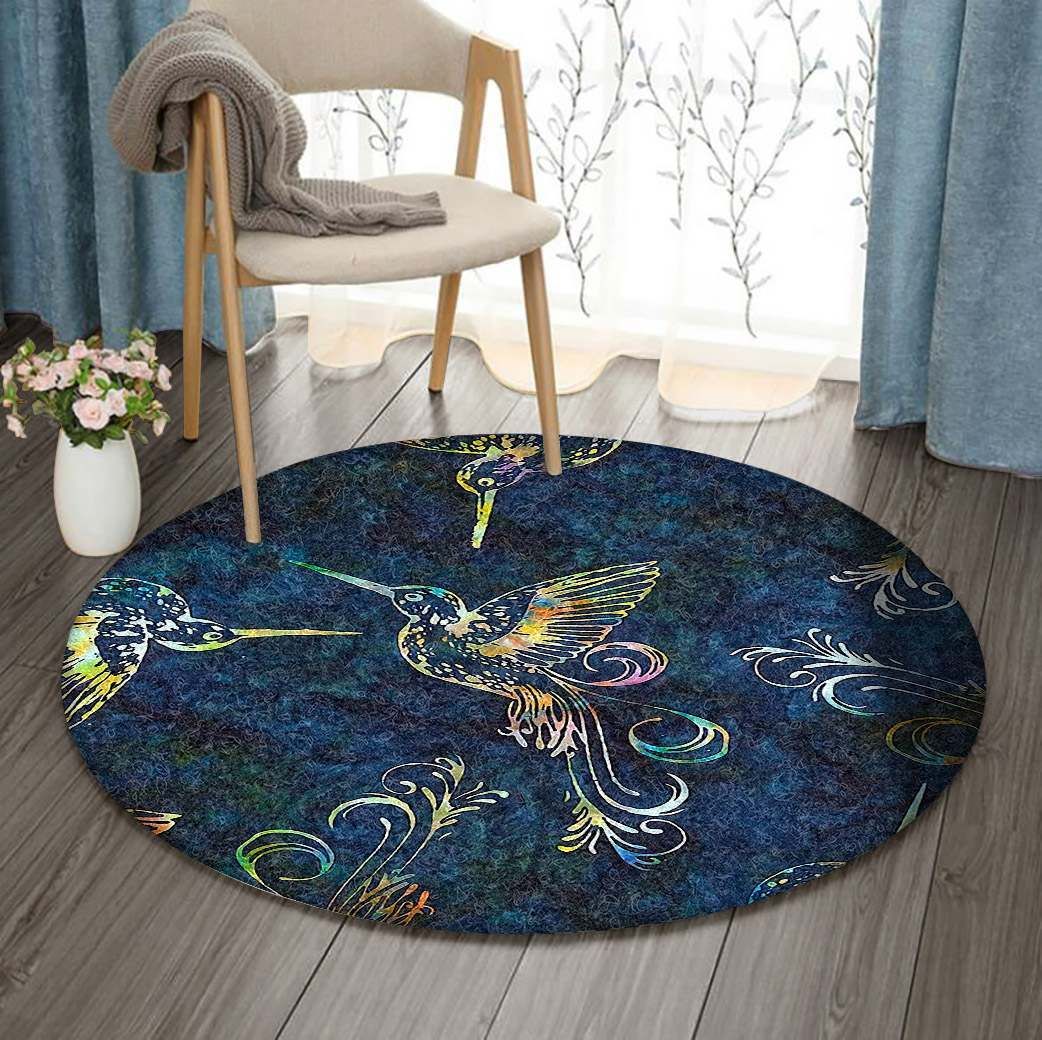 Hummingbird Round Carpet