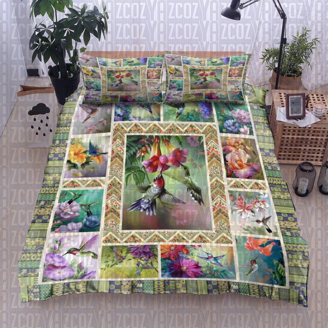 Hummingbird Bedding Set