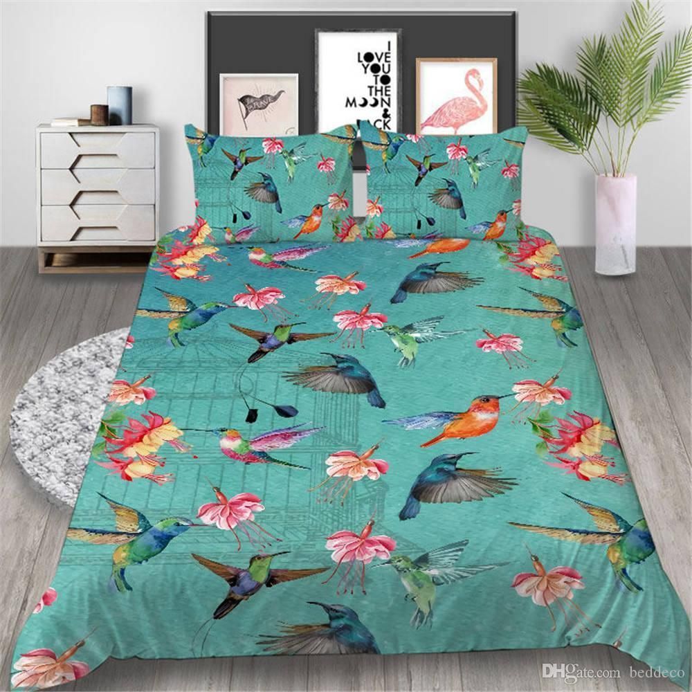 Hummingbird Bedding Set