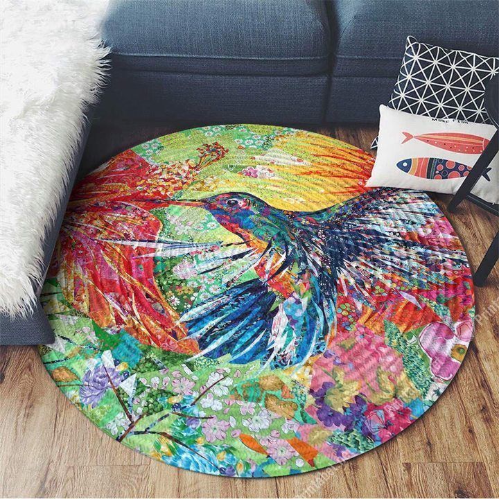 Hummingbird Round Carpet