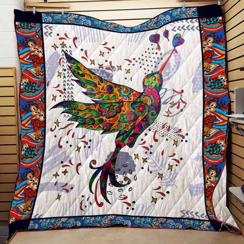Hummingbird Colors GS-CL-KC0307 Quilt Blanket