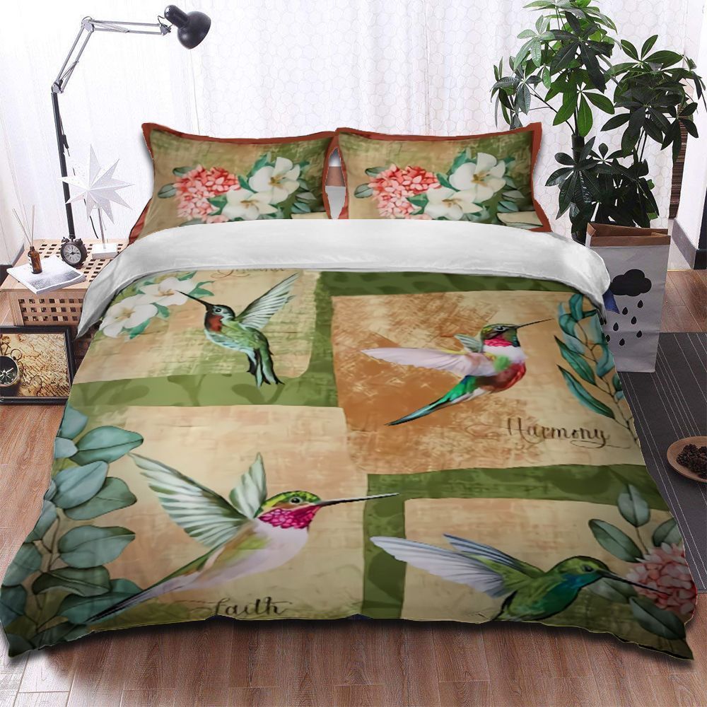 Hummingbird Comforter Bedding Set