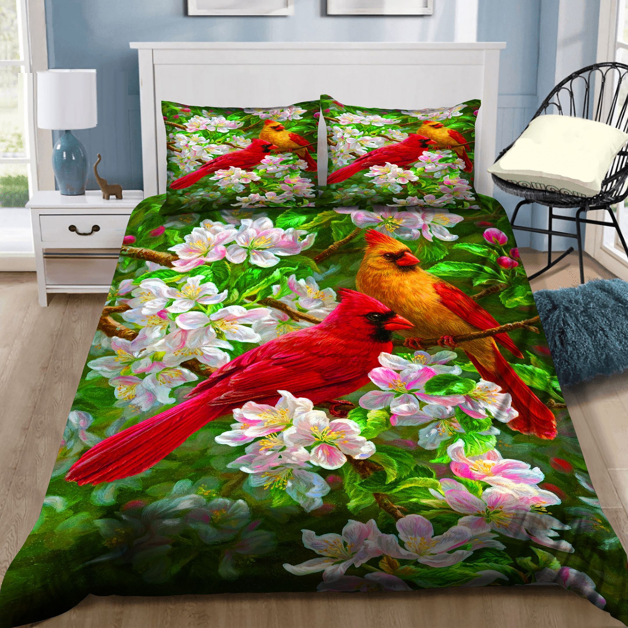 Hummingbird Couple Bedding Set