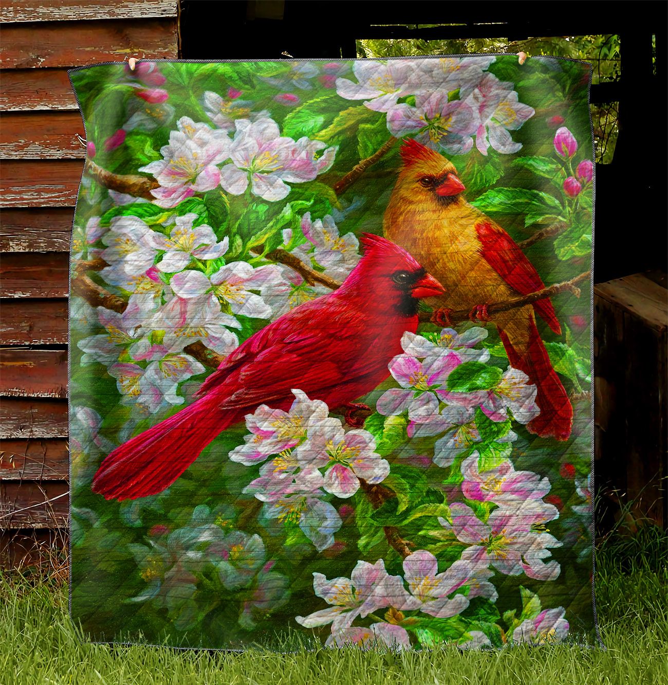 Hummingbird Couple NI2402058YD Quilt Blanket