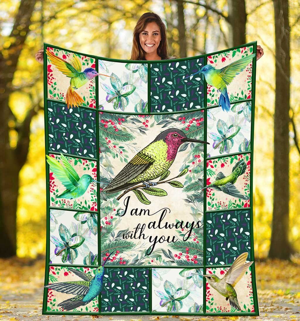 Hummingbird Fleece Blanket