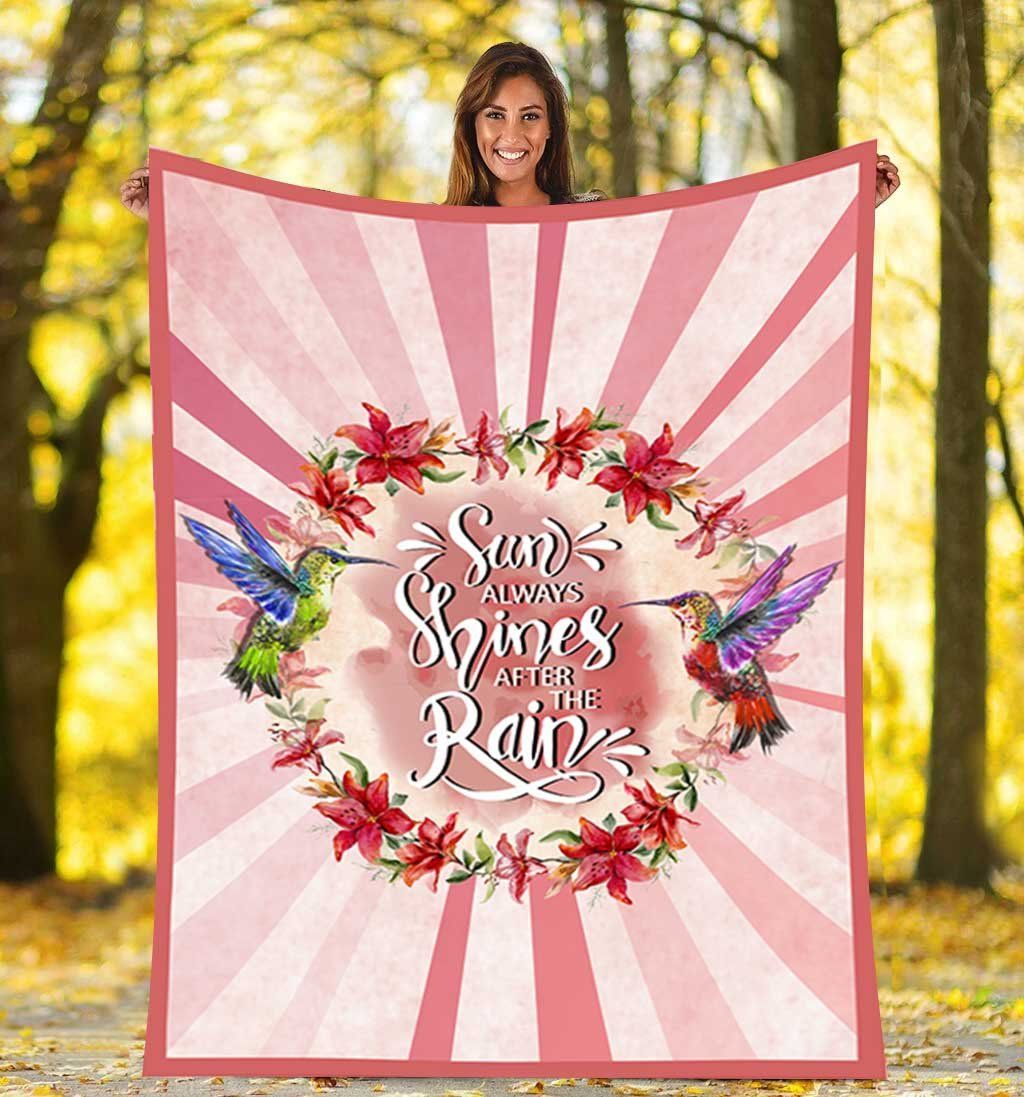 Hummingbird Fleece Blanket