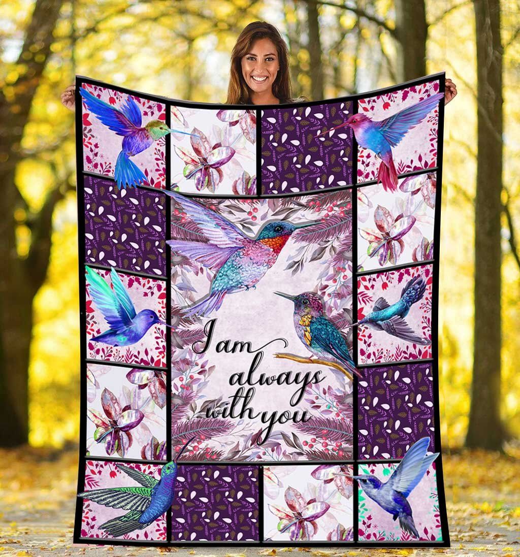 Hummingbird Fleece Blanket