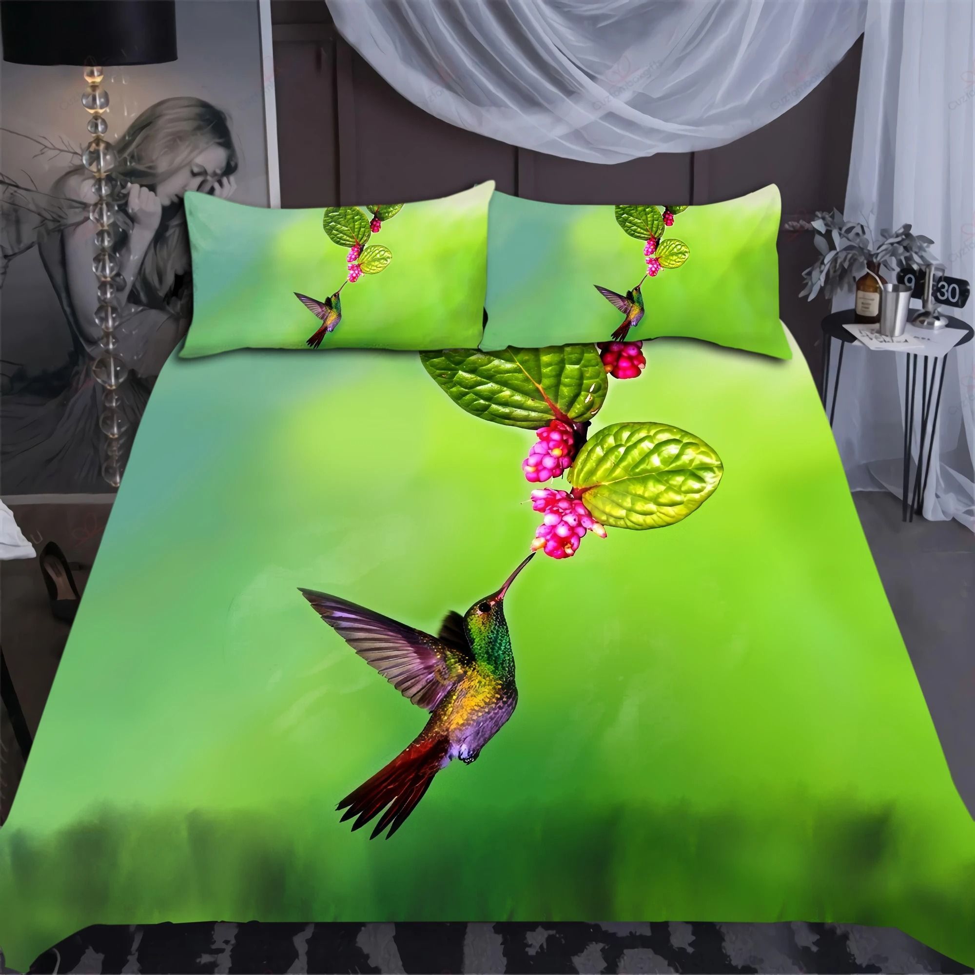 Hummingbird Bedding Set