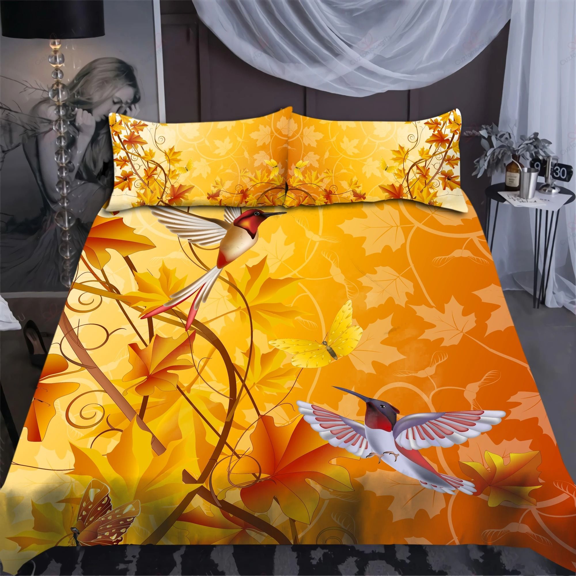 Hummingbird Bedding Set