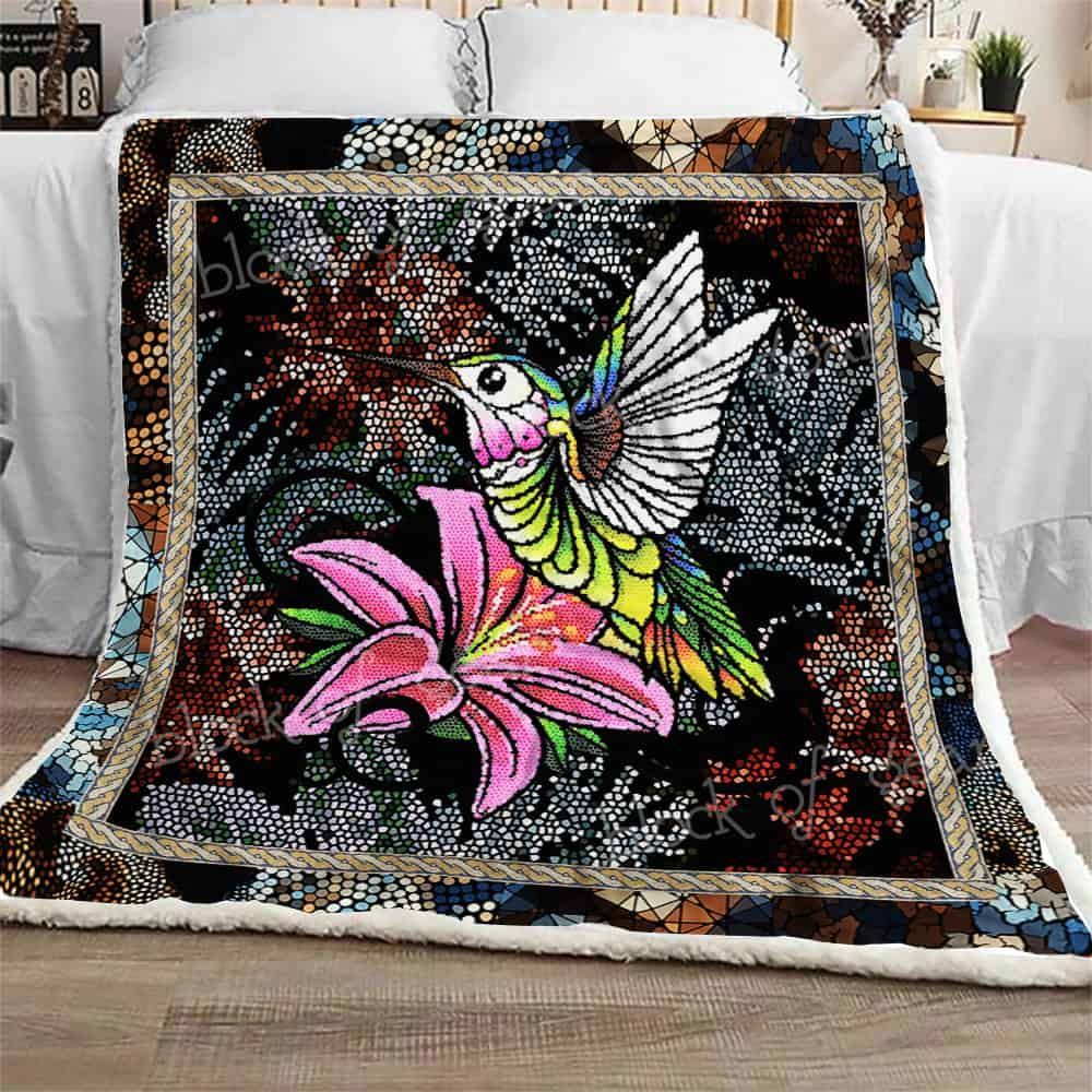 Hummingbird Fleece Blanket