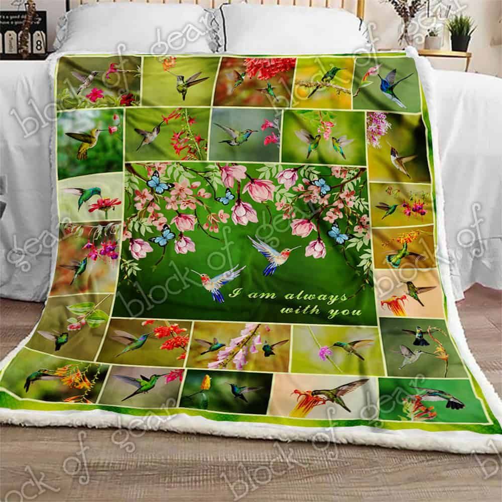 Hummingbird Fleece Blanket