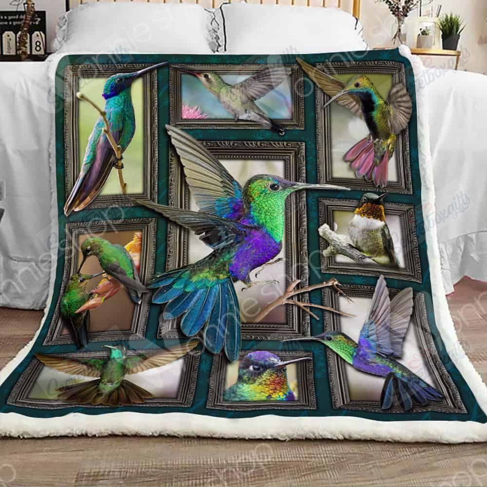Hummingbird Fleece Blanket