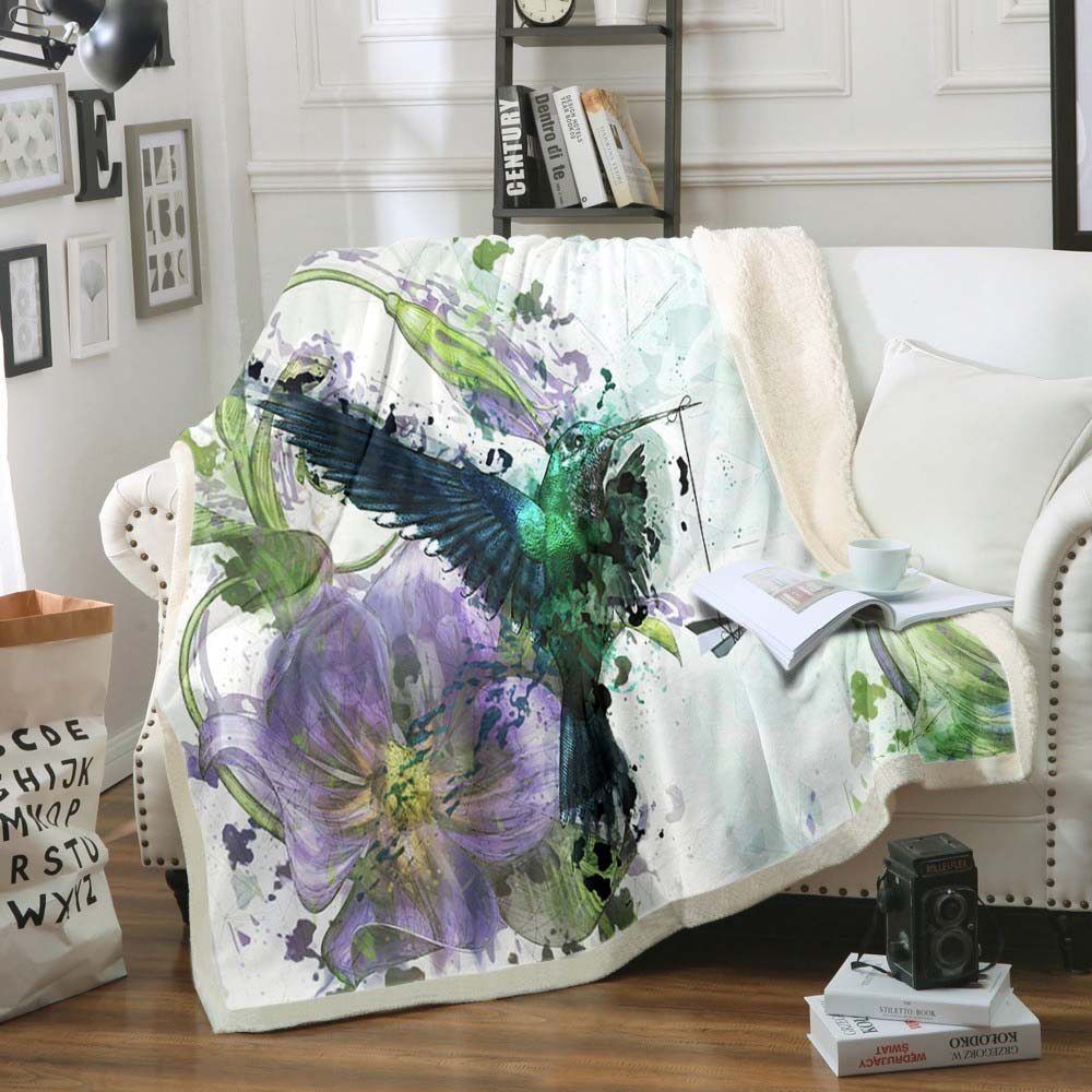 Hummingbird Sherpa Fleece