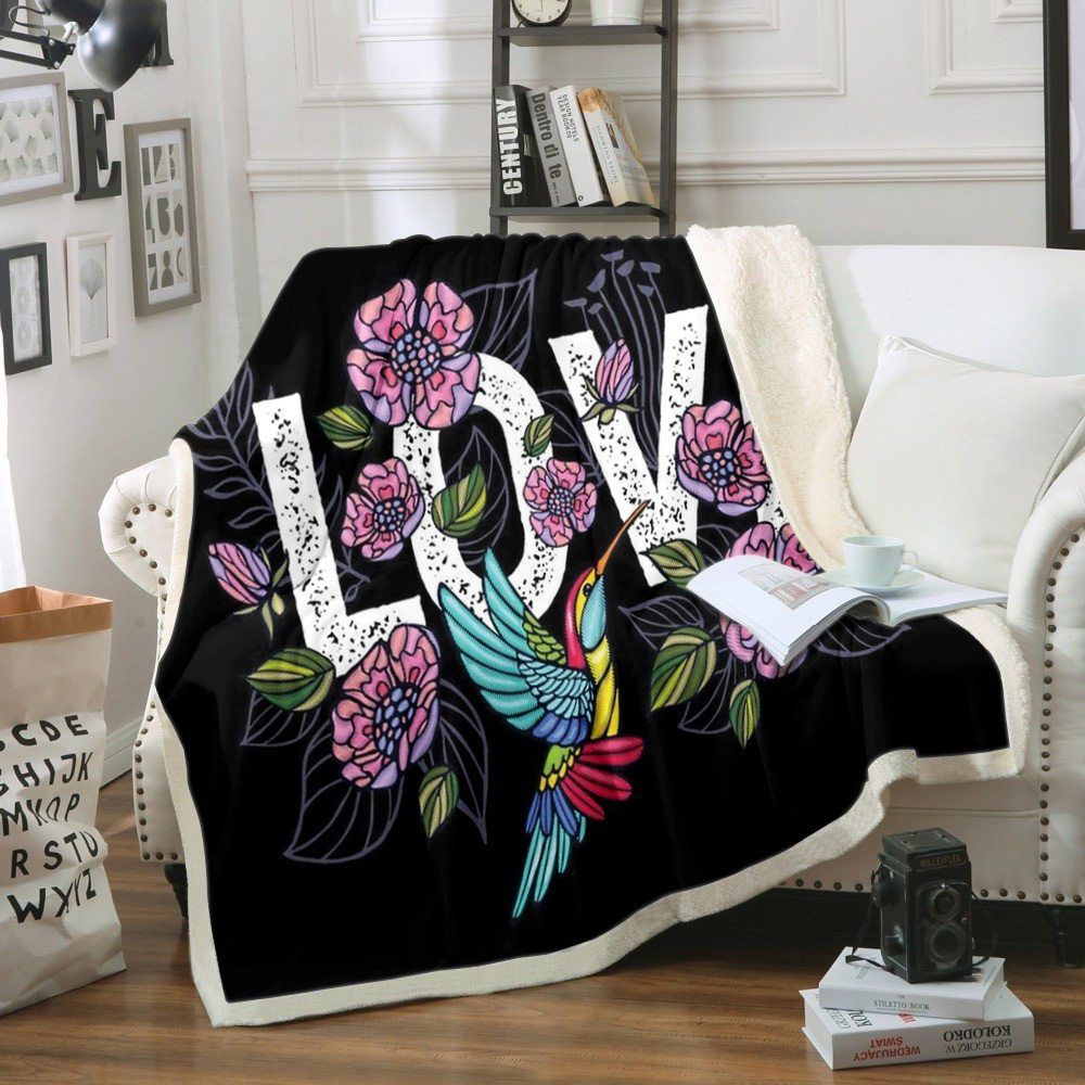 Hummingbird Sherpa Fleece